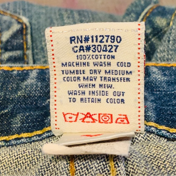 True Religion Joey Big T Flare Jeans Size 28 - Picture 6 of 11